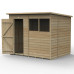 4Life Overlap Pressure Treated 8 x 6 Pent Shed