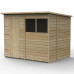4Life Overlap Pressure Treated 8 x 6 Pent Shed