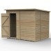 4Life Overlap Pressure Treated 8 x 6 Pent Shed - No Window