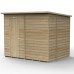 4Life Overlap Pressure Treated 8 x 6 Pent Shed - No Window