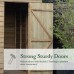 4Life Overlap Pressure Treated 8 x 6 Double Door Pent Shed - No Window