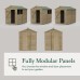4Life Overlap Pressure Treated 8 x 6 Double Door Pent Shed - No Window