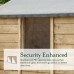 4Life Overlap Pressure Treated 4 x 6 Apex Shed With Lean To