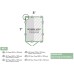 4Life Overlap Pressure Treated 5 x 7 Reverse Apex Double Door Shed
