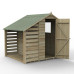 Overlap Pressure Treated 4 x 6 Apex Shed With Lean To