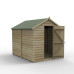 Overlap Pressure Treated 6 x 8 Apex Shed - No Window