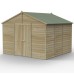 Beckwood Shiplap Pressure Treated 10 x 10 Double Door Apex Shed (No Windows)