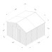 Beckwood Shiplap Pressure Treated 10 x 10 Double Door Apex Shed