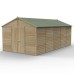 Beckwood Shiplap Pressure Treated 10 x 20 Double Door Apex Shed
