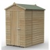 Beckwood Shiplap Pressure Treated 4 x 6 Apex Shed (No Windows)