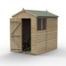 Beckwood Shiplap Pressure Treated 5 x 7 Apex Shed (Two Windows)