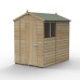 Beckwood Shiplap Pressure Treated 5 x 7 Apex Shed (Two Windows)