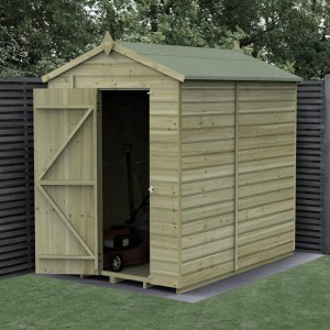 Beckwood Shiplap Pressure Treated 5 x 7 Apex Shed (No Windows)