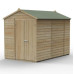Beckwood Shiplap Pressure Treated 6 x 10 Double Door Apex Shed (No Windows)