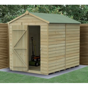 Beckwood Shiplap Pressure Treated 6 x 8 Apex Shed (No Windows)