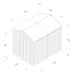Beckwood Shiplap Pressure Treated 6 x 8 Apex Shed