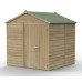 Beckwood Shiplap Pressure Treated 7 x 7 Double Door Apex Shed (No Windows)