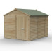 Beckwood Shiplap Pressure Treated 8 x 10 Double Door Apex Shed (No Windows)