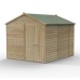 Beckwood Shiplap Pressure Treated 8 x 10 Double Door Apex Shed