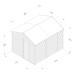 Beckwood Shiplap Pressure Treated 8 x 10 Double Door Apex Shed