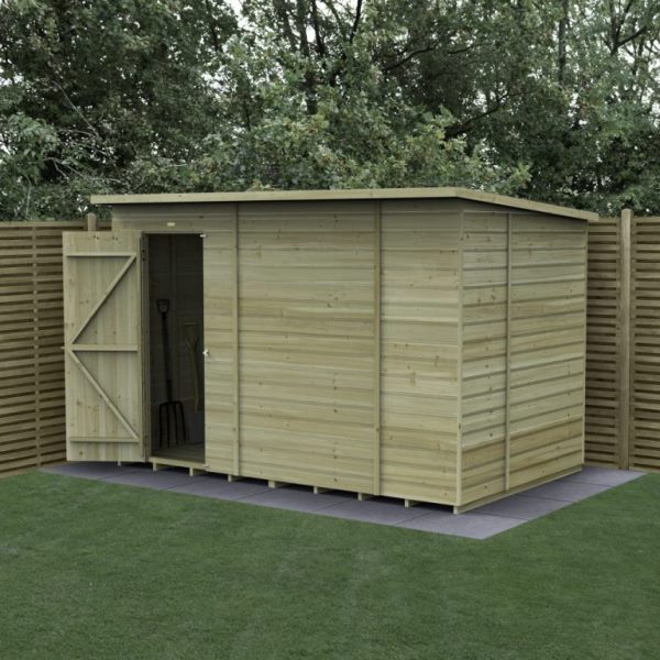 Beckwood Shiplap Pressure Treated 10 x 6 Pent Shed (No Windows)