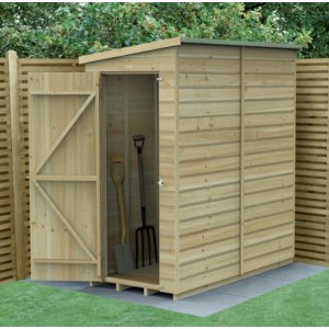 Beckwood Shiplap Pressure Treated 3 x 6 Pent Shed