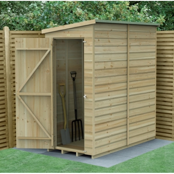 Beckwood Shiplap Pressure Treated 6 x 3 Pent Shed (No Windows)