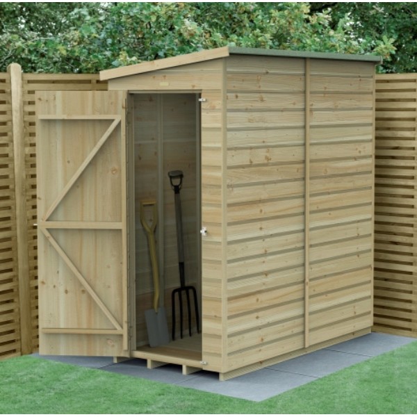 Beckwood Shiplap Pressure Treated 3 x 6 Pent Shed