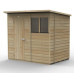 Beckwood Shiplap Pressure Treated 7 x 5 Pent Shed (Two Windows)