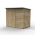 Beckwood Shiplap Pressure Treated 7 x 5 Double Door Pent Shed (No Windows)