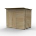 Beckwood Shiplap Pressure Treated 7 x 5 Double Door Pent Shed