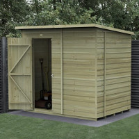 Beckwood Shiplap Pressure Treated 7 x 5 Pent Shed (No Windows)