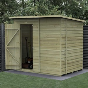 Beckwood Shiplap Pressure Treated 7 x 5 Pent Shed
