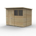Beckwood Shiplap Pressure Treated 8 x 6 Pent Shed (Two Windows)