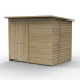 Beckwood Shiplap Pressure Treated 8 x 6 Double Door Pent Shed (No Windows)