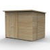 Beckwood Shiplap Pressure Treated 8 x 6 Double Door Pent Shed