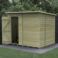 Beckwood Shiplap Pressure Treated 8 x 6 Pent Shed (No Windows)