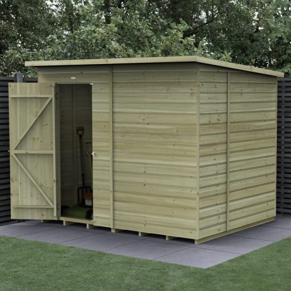 Beckwood Shiplap Pressure Treated 8 x 6 Pent Shed