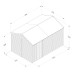 Beckwood Shiplap Pressure Treated 12 x 8 Double Door Reverse Apex Shed