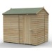 Beckwood Shiplap Pressure Treated 8 x 6 Reverse Apex Shed (No Windows)