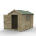 Timberdale Tongue & Groove Pressure Treated 6 x 10 Apex Shed (Two Windows)
