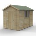 Timberdale Tongue & Groove Pressure Treated 6 x 10 Apex Shed (Two Windows)