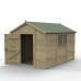 Timberdale Tongue & Groove Pressure Treated 8 x 12 Apex Shed (Two Windows)