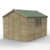 Timberdale Tongue & Groove Pressure Treated 8 x 12 Apex Shed (Two Windows)