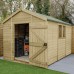 Timberdale Tongue & Groove Pressure Treated 8 x 12 Apex Shed (Two Windows)