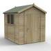 Timberdale Tongue & Groove Pressure Treated 6 x 8 Apex Shed (Two Windows)