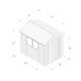Timberdale Tongue & Groove Pressure Treated 6 x 8 Apex Shed