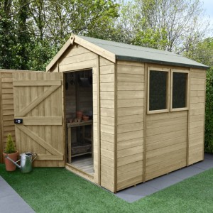 Timberdale Tongue & Groove Pressure Treated 6 x 8 Apex Shed