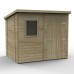 Timberdale Tongue & Groove Pressure Treated 8 x 6 Pent Shed