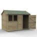 Timberdale Tongue & Groove Pressure Treated 10 x 6 Reverse Apex Shed (Two Windows)